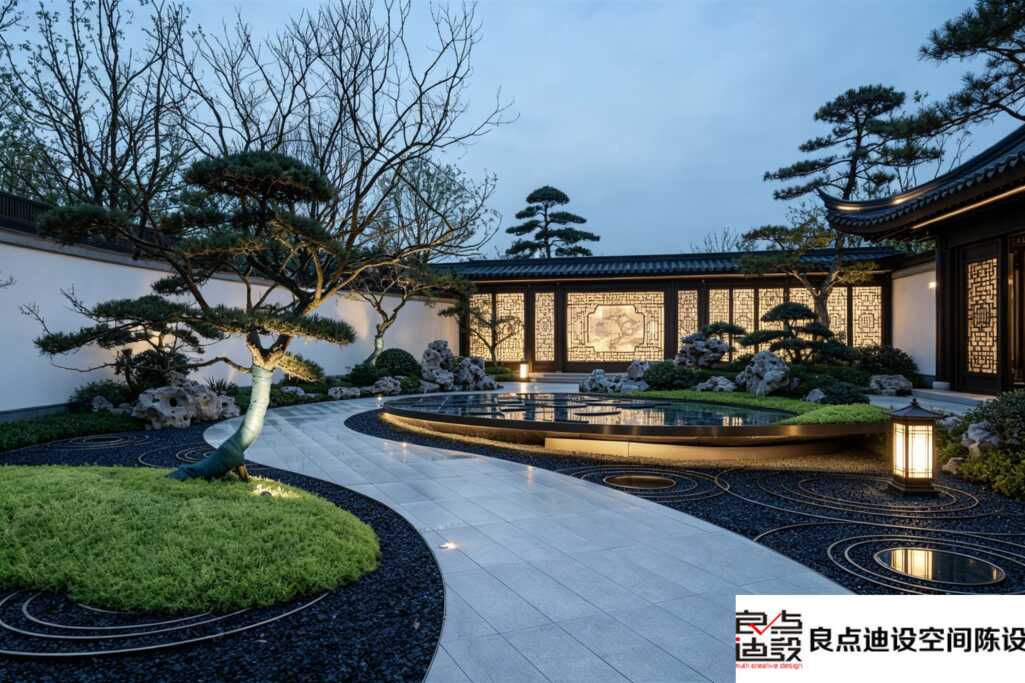 当东方美学遇上售楼处软装🍃，这才是新中式景观设计的天花板✨
